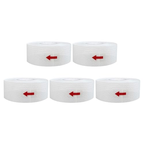 HOODANCOS 5 rollos Pegatinas Absorbentes de Sudor para Sombreros y Cuellos Protector Autoadhesivo Almohadillas Transpirables para Ropa Blancas Antimanchas y Versátiles para Camisas y Gorras