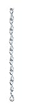 #16 x 15-ft Zinc-Plated Single Jack Chain for Hanging Signs, Stained Glass, and General Utility Use