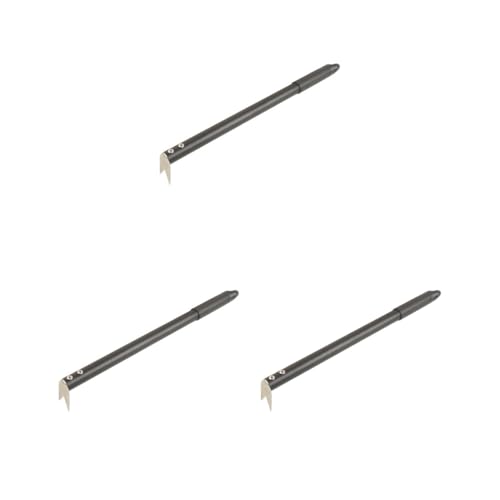 Pizzagabel-Set, drehbar, leicht, Griff aus Aluminiumlegierung, stabiles Backgeschirr, schwarz, 3 Stück