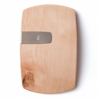 [ギフト用][百年物語プロジェクト] 電子マネークリップ カエデ 『ナチュラル』