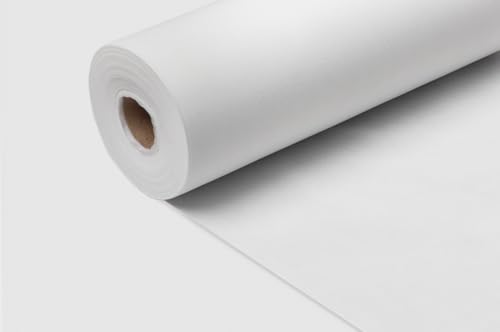 Sanjoma Chemical Solutions Rollo Mantel TNT Efecto Tela 1,20 x 50 m | Reutilizable, Impermeable y Lavable | Hostelería y Eventos | Color (Blanco)