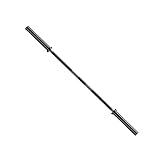 Fitvids 2 Inch Olympic Barbell Bar, 5 Feet Bar with Collar for Home Gym Strength Training, weight lifting, Bench Press, 700 LB Capacity, Black