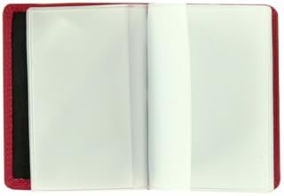 BRAUN BÜFFEL - Ausweishülle Kartenhalter Herren echtes Rindleder Golf 2.0 - Ausweisetui Kartenetui mit 8 Kunststoffhüllen & 2 Netzfächern für Ausweis, Führerschein, Visitenkarten etc. - Edles Rot