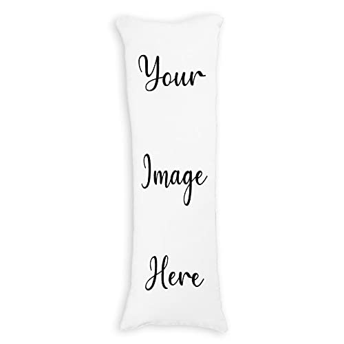 Ditooms Custom Body Pillow | Custom Body Pillow Cover | DIY Custom Pillow Case with Zipper Cover | Machine Washable Polyester Decorative Dakimakura | 50x150cm (20" x 59")