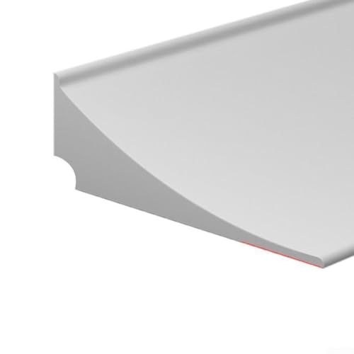 Silicone Shower Threshold Strip for Wet/Dry Separation – 4. cm Width × cm Height Bath Floor Water Stopper, Kitchen Sink Splash Guard & Tub for Edge Sealing Trim(Meter)