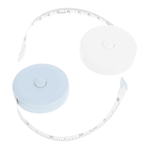 Cinta métrica de tela flexible retráctil POPETPOP 1.5 m miniatura 1