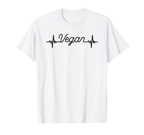 Avocat végétalien Heartbeat Life Love Ethical Pro Vegan T-Shirt