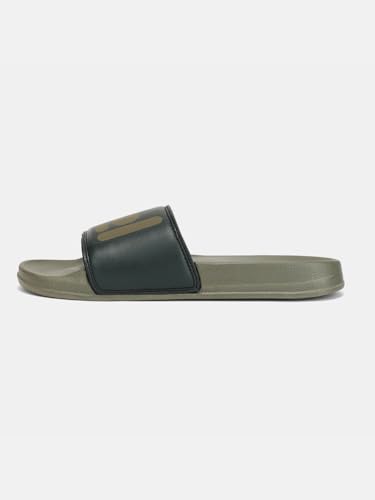 Image of hummel CHUNK MEN SLIDERS Comfortable Cushioned Sole Arch Support Durable Lightweight Flexible Trendy Style Flip flops and Slippers Slides for Men Daily use Chappal