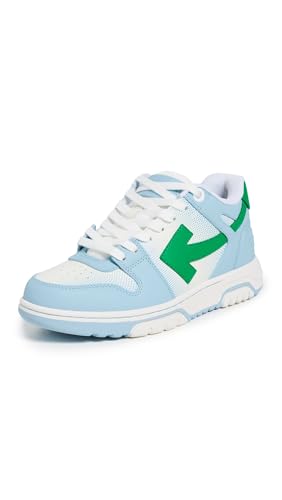 OFF-WHITE Women's Out of Office Sneakers, Baby Blue, 8 Medium US