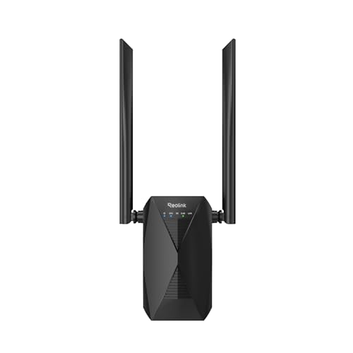 Reolink WLAN Verstärker für Wi-Fi Geräte, bis zu 140m² Abdeckung, bis zu 1200Mbit/s Dualband WLAN Repeater, Mesh-Kompatibel, AP-Modus, Plug&Play Installation, Signalanzeige, RLA-WE1