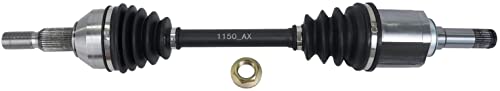 Image of Detroit Axle - Front CV Axles for Buick Enclave Chevy Traverse | GMC Acadia Limited Saturn Outlook, 2 CV Axle Shafts Set Replacement