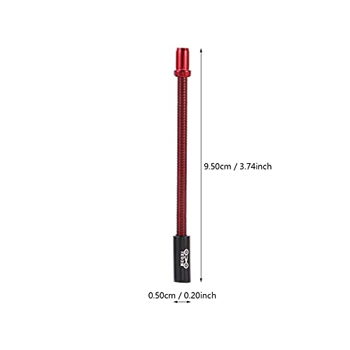 Besportble V Brake Noodles 4Pcs Bike Brake Noodles Bike V- Brake Noodle Bicycle Cycling Brake Pipe Flexible Bike Cable Guide V Brake Hose Pipe Black Red Bicycle Brake Pipe #TOP6