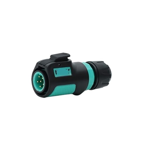 Connecteur rapide M12 mâle étanche à 6 broches K12 P6 avec fiche 3A 200V