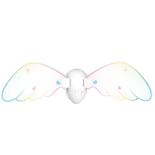 Alas de perro – Alas de ángel de manchado | Accesorio de disfraz de Halloween para mascotas | Disfraz eléctrico ligero de mariposa para mascotas, gatos, cumpleaños, cosplay, boda, desfile