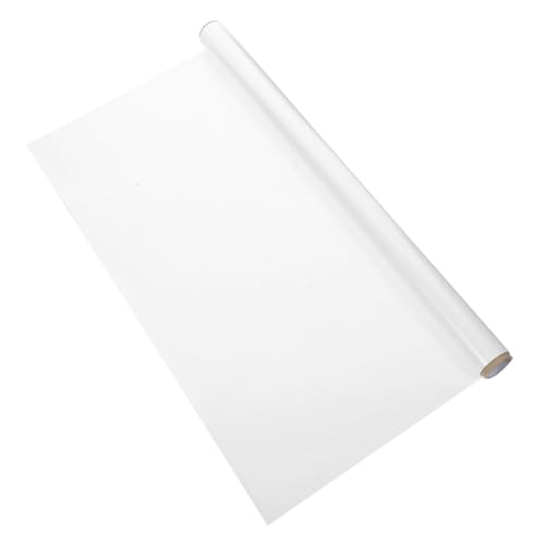 Ipetboom Adhesivo Pizarra Blanca sin Dañar Paredes Removible y Reutilizable para Oficina Educación y Dibujos Infantiles Papel Pintado Borrable Electrostático