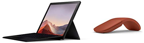 Image of Microsoft Surface Pro 7 PUV-00028 12.3 inch Touchscreen 2-in-1 Laptop (10th Gen Intel Core i5 /8GB /256GB SSD /Windows 10 Home /Intel Iris Plus Graphics), Black Surface Arc Mouse