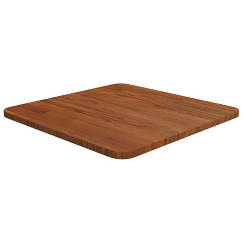 Buzaza Tablero de Mesa Cuadrada Madera Tablero Escritorio tablones de Madera Tablero de Mesa Roble marrón Oscuro 40x40x1,5cm