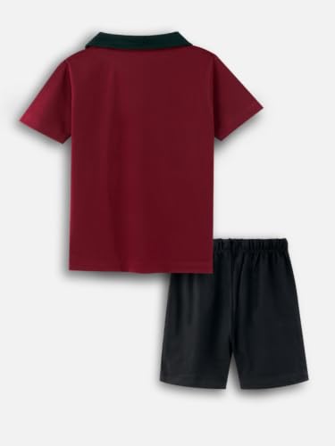 Image of Nap Chief Kids Cotton Official Harry Potter Co ord Set for Boys & Girls, T Shirt and Shorts for Casual Wear