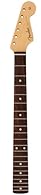 Stratocaster neck with walnut stripe 9.5"-radius and “U” shape neck profile Rosewood fingerboard with 21 vintage frets and white dot inlays Gloss urethane finish