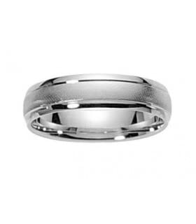 Alliance Mariage 4 mm Or Blanc bague PAELYS taille 53 au quotidien