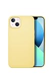 シズカウィル iPhone 13 用 ケース カバー シリコン 耐衝撃 スマホケース コットンキャンディ 1個入り クリーム