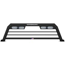 Magnum Low Pro Lighted Headache Rack | Fits 2020 to 2023 GM 2500+ Heavy Duty | Easy Install