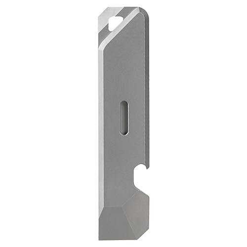 Mini Hebelstange, Multitool Hebelstange aus Titanlegierung mit Flaschenöffner Funktion EDC Gear Schlüsselanhänger Werkzeuge für Camping Wandern Gartenarbeit Reparatur