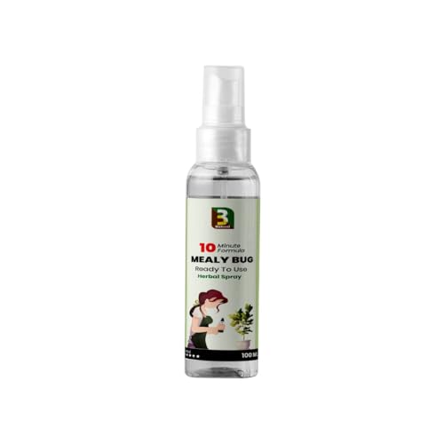 Image of B Natural Herbal Mealy Bug Spray For Plants & Garden 100ml| 10 Minutes Result Guaranty|Removes Entire Mealy Bug Infestation|Powerful 100% Organic MealyBug Repellent Spray For Indoor & Outdoor Plants