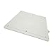 Tgoon Outboard Transom Plate Pad , Heavy Duty Inflatable Boat Engine Mounting Plate Trapezoidal PVC Removable Portable Grid Design for Kayak(Gray)