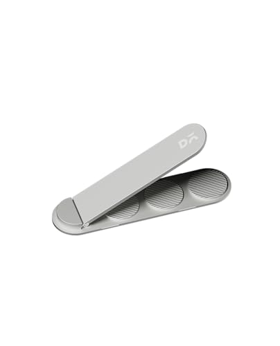 Image of DailyObjects Stack Phone Kickstand /Phone Stand /Mobile Holder, Vertical and Horizontal Stand, Adjustable Angle, Compatible with iPhone - Slate Grey