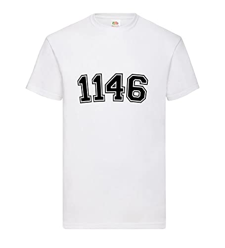 T-shirt blanc hommes taille XXXL coupe ample confortable 1146