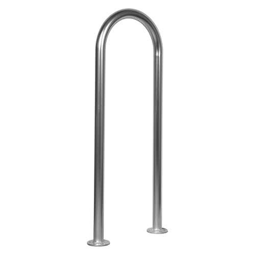 Extreme Max 3006.6912 Universal Aluminum Hand Rail – 36' x 13' Safety Grab Bar for Pool, Hot Tub, Dock, Deck & Patio – Outdoor Rust-Resistant Assist Rail for Steps & Entry