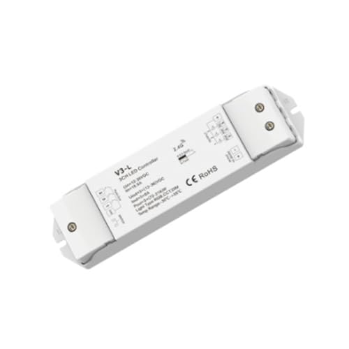 Controlador V3-L RGB de 2.4 GHz con regulación de voltaje flexible y atenuación suave
