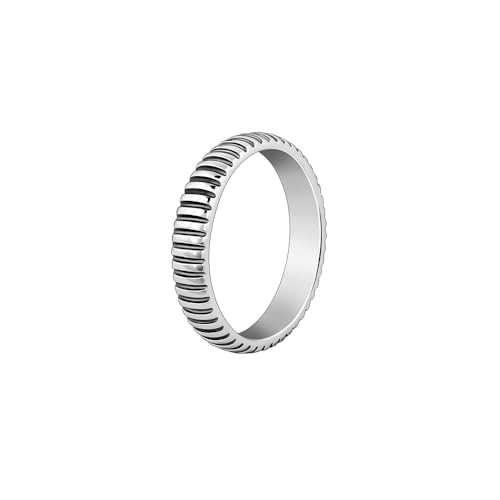 Image of GIVA 925 Oxidised Silver Modest Leader Ring For Him, Fixed Size| Gifts for Men & Boys | With Certificate of Authenticity and 925 Stamp | 6 Months Warranty