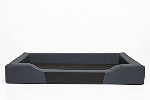 PillowPrim Hundebett Hundeschlafplatz Hundesofa Hundekissen Ruheplatz Hundematratze Hundehütte Hundeplatz Hundekorb Liegekissen 93x62 cm