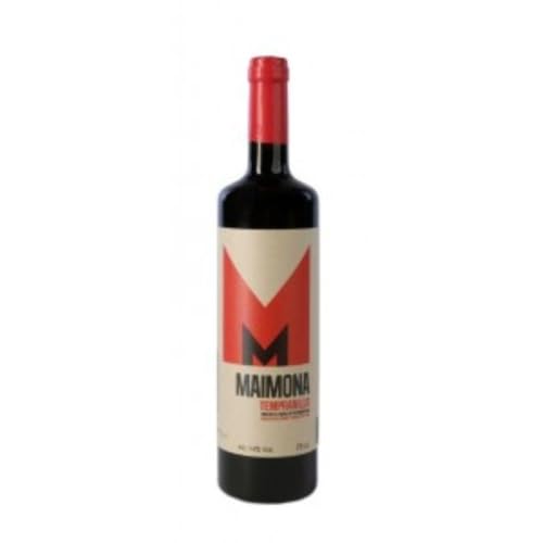Maimona Tempranillo – Vino Tinto Español | Intenso y Aterciopelado | Notas Frutales y Especiadas | Perfecto para Maridar en Cualquier Ocasión (Pack de 2 Botellas)