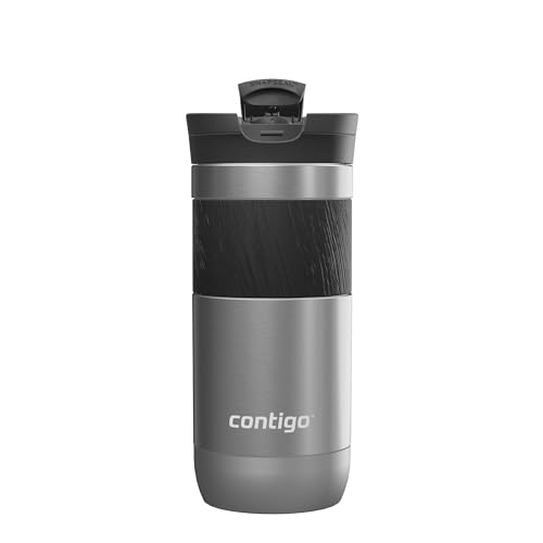Image of Contigo Byron 2.0 Thermo Mug, Stainless Steel Insulated With Snapseal Closure, 100% Leak Proof, Keeps Warm up to 5 Hours & Cold up to 12 Hours, 470 ml