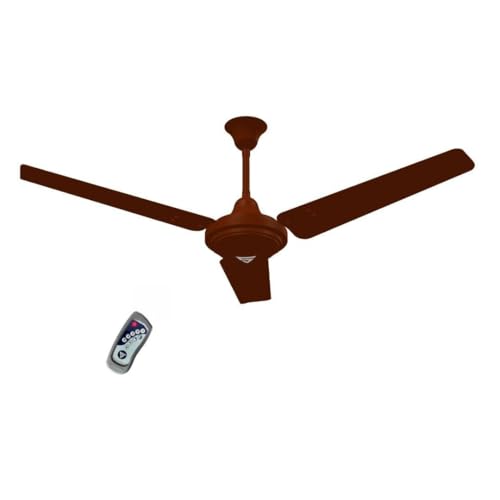 Image of Superfan Super Sevak 1200 mm BLDC Ceiling Fan with Remote | 11 kV Surge Protection | 380 RPM | 220 CMM Airflow | 35W Power Saving Fan | 5 Year Warranty (Black)