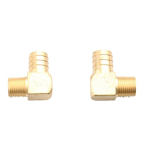 2PCS Brass Hose Barb Fitting Coupler/Connector 1
