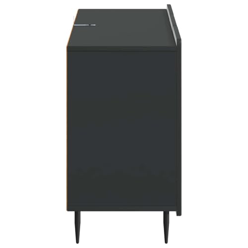 Cómoda moderna negra para transformar tu recibidor con un toque elegante y funcional 7