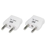 【2個セット】ヤザワ海外用電源プラグ SEタイプ 旅行用 韓国･ドイツ･フランス･スペイン･オランダ･中国