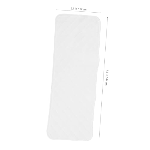 5pcs Reusable Cotton Cloth Diapers Soft Burp Cloths for Newborns Multipurpose Washcloths Urinary Pads Classic White2