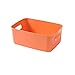 Bor lang Organizator przechowywania pudełko Organizator do kosmetyki koszyka do makijażu Pp. Pojemniki na śmieci z tworzyw sztucznych do biurka kuchennego salonu (Color : Orange, Size : L)