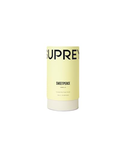 Suprey Vegan Protein | 22g proteína por Dosis | Proteina 100% Vegetal de Guisante y Arroz | Con Enzimas Digestivas y Fibra | Sin gluten, sin azúcar | 450g (450g, Vainilla)