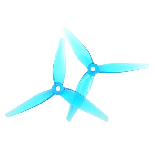 Hélice 5135X3V2 renforcée 5,1 pouces bleue haute résistance pour drone RC