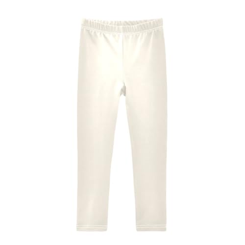 CHIFIGNO Pale Denim Girls Leggings, Elastic Waistband, Sizes 4T, Comfortable for School Activities