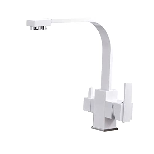 Grifos de cocina de 3 vías de fregadero giratorio 360 multifunción de latón