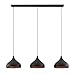 Produktbild Lindby Pendelleuchte 'Elamira' (Modern) in Schwarz aus Metall u.a. für Wohnzimmer & Esszimmer (3 flammig, E27) - Deckenlampe, Esstischlampe, Hängelampe, Hängeleuchte, Wohnzimmerlampe