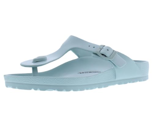 Image of Birkenstock Gizeh Eva Unisex Shoes Size 8, Color: Surf Green-Green