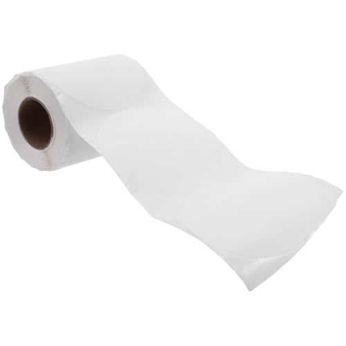 Autocollants thermiques ronds papier blanc adhésif pour étiquetage